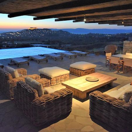 Villa Molivos Views Митимна Экстерьер фото