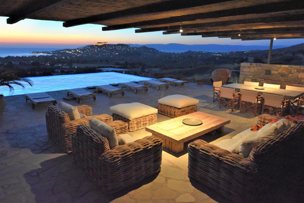 Villa Molivos Views Митимна Экстерьер фото