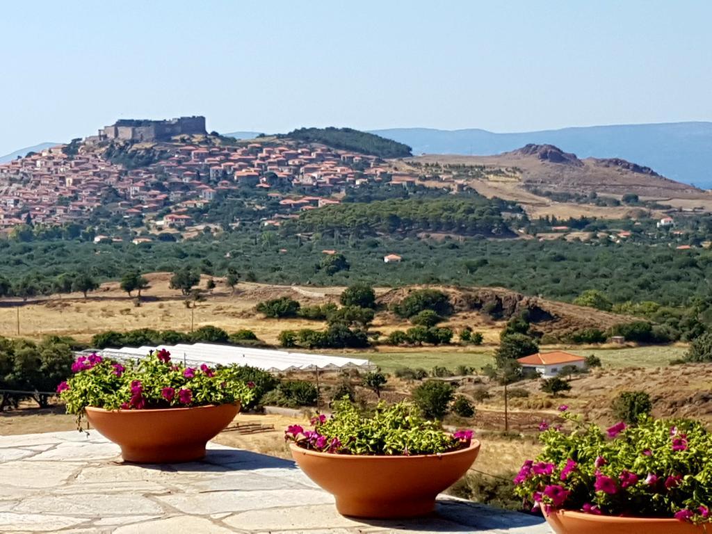 Villa Molivos Views Митимна Экстерьер фото